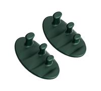 Fenteer 2x Anti Slip Workout Grips Workout Accessories Exercise for Men and Women Weight Lifting Grips for Gym Deadlift, Green