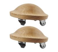 Fenteer 2x Exercise Sliders Wheels Home Gym Office, Portable, Compact, Training Workout Equipment Abdominal Exerciser