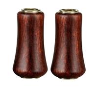 Fenteer 2x Fishing Reel Handle Knobs Wooden Power Knobs Portable Replacement Power Knob Handle Grips for Freshwater Saltwater Outdoor, Deep Red