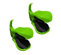 Fenteer 2x Fishing Rod Fixed Balls Tackle Holders Portable Pole Fixed Keeper Non Slip Fishing Rod Straps Protection Straps for River, Green