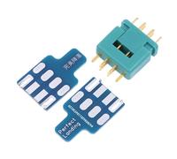 Fenteer 2x RC Aircraft Connector Soldering Aid Plate Accessory Portable Sturdy High Performance Easy to Install Practical Replacement, 6 Pin with MPX6