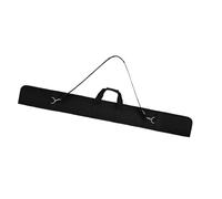 Fenteer 3/4 Snooker Cue Case Bag Holder Water Resistant 65x5.9inch Accessory Lightweight Scratchproof Adjustable Strap 2 Rod Storage, Black