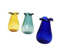 Fenteer 3 Pieces 1:12 Dollhouse Vases Set Mini Vase DIY Decor Life Scene Birthday Gift Micro Flower Vase Pretend Play Toys for Table, 1.6cmx2.6cm