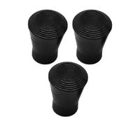 Fenteer 3 Pieces Drum Feet Slipcover Non Slip Replace Accessory Hardware Parts Cymbal Stands Protection Sleeve Percussion Instrument, 2.9x4cm