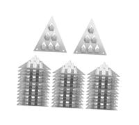 Fenteer 36Pcs Push on Acoustic Panel Mounting Hardware, Surface Mount Impaler for Wooden Masonry Wall Gypsum Board