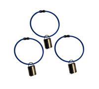 Fenteer 3Pcs Goats Collars with Bell,Sheep Collars with Bell,Sturdy Loud Grazing Livestock for Sheep Pet Cow Accessories, M