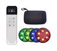 Fenteer 4 Pieces Reaction Training Lamps Speed Agility Response Training Running with Remote Control for Soccer