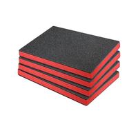 Fenteer 4 Pieces Tool Box Foam Drawer Liner,Practical Kaizen Organizer Sheet,Tool Shadow Insert for Packing,Camera Padding Organizer