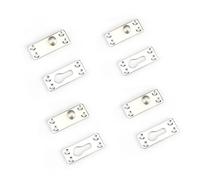 Fenteer 4Pcs Bed Rail Fasteners Heavy Duty Iron for Headboards Footboards Sturdy Wood Bed Frame Mounting Hardware Connecting Fittings , Single Peg