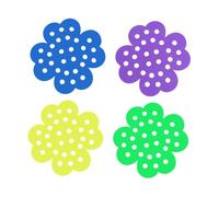 Fenteer 4Pcs Floating Bee Island,Bee Watering Station,Flower Shape,Foam,Feeder Butterfly Waterer Drinking Feeder Outdoor Garden Decor