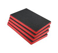 Fenteer 4Pcs Tool Box Foam, Foam Inserts for Cases Easy to Use Kaizen Organizer Shockproof Tool Shadow Insert for Tabletop Miniatures, 56cmx46cmx3.8cm