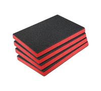 Fenteer 4Pcs Tool Box Foam, Foam Inserts for Cases Easy to Use Kaizen Organizer Shockproof Tool Shadow Insert for Tabletop Miniatures, 56cmx45.5cmx3.8cm