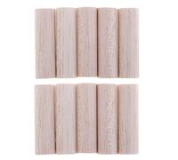 Fenteer 5/10 Pieces Balsa Wood Dowel Rods 50mm 80mm 120mm Long Select 15mm Thickness for Crafting, Modeling Making Projects and Woodworking, 10pcs 50mm