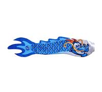 Fenteer 5 Options 70cm Dragon Windsock Carp Flag Kite Streamer Hanging Decor Waterproof Satin Cloth, Blue