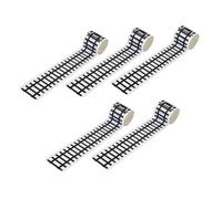 Fenteer 5 Pieces Straight Track Sticker, Miniature Road Tape Learning Toy Traffic Road Sticker Decals for Route Planning, Tabletop, for railway