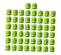 Fenteer 50 Pieces Pigeon Leg Rings Bird Management Tool Numbered Dove Leg Rings Identify Bands for Quail Lovebird Chicks Bantam Finch, light Green