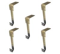 Fenteer 5x Fireplace Stocking Hanger Christmas Stockings Holder Garland Hanger Stocking Holders for Mantle for Christmas Decorations, Style B