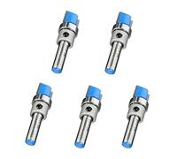 Fenteer 5x Flush Cutter Router Bit Bearing Mortise Woodworking Tool 6mm Shank / 12mm Bearing