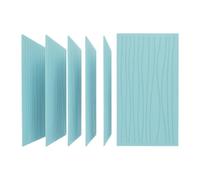Fenteer 6 Pieces Acoustic Panels Sound Absorbing Decorative Decoration 60cmx30cm for Noise Reduction for Room, Lake Blue