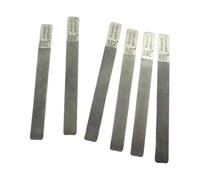 Fenteer 6Pcs Guitar Gauged Nut Slotting File Set Guitar Nut files Portable Sturdy Stainless Steel for Maintainence Accessories, Acoustic 12 to 53