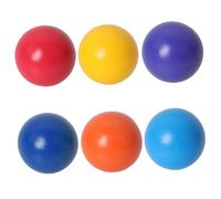 Fenteer 6x Rainbow Wooden Balls Learning Materials Colorful Educational Counting Toys Color Recognition for Boys Girls Children Gifts, Style B