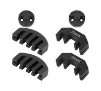 Fenteer 6x Violin Practice Mute String Mute Accessory Rubber Sound Reduction Professional Versatile Easy Installation Violin Mufflers