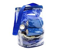Fenteer 8 in 1 Equestrian Starter Kit,Tack Set Gift Equipment Horse Riding Supplies for Racecourse Grassland Pasture Showmen, Blue