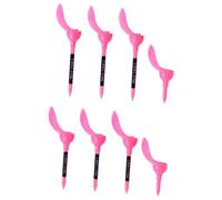 Fenteer 8Pcs Chair Shaped Golf Tees Ball Holder Professional Compact Practicing Accessory for Indoor Training, Rose Pink
