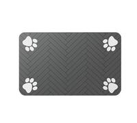 Fenteer Absorbent Pets Feeding Mat Dog Feeding Dispenser Pad Non Slip Washable Food Spill Prevent Diatom Mud Pet Food Pad