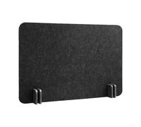 Fenteer Acoustic Desk Divider Desktop Partition with Support Feet Freestanding Table Divider Privacy Panel for Classroom School Study, Black 40x50 cm