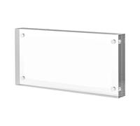 Fenteer Acrylic Dollar Bill Display Frame Currency Display Holder Sturdy. Easy to Install, Professional Versatile. Transparent