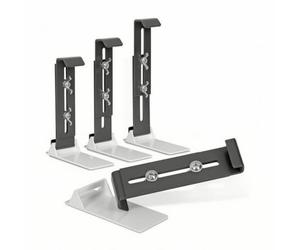 Fenteer Adjustable Planter Holder Window Trough Bracket Balcony Sill Clamp Stainless Steel Mount with 10 cm to 18 cm Adjustment Suitable for renters Apartment Balconies windowsills Garden ledges