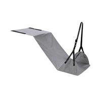 Fenteer Airplane Foot Hammock Travel Foot Rest Portable Comfortable Adjustable Premium Plane Footrest Travel Essentials for Long Trip, Gray