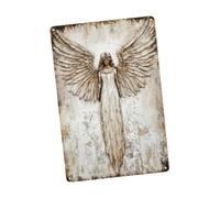 Fenteer Angel Wall Decor Plaque Angel Multifunctional Creative Artwork Hanging for Office Kitchen Ornament Bedroom, 20cmx30cm