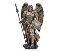 Fenteer Angle Figurine, Resin Statue Craft, Handmade Practical Sculpture Tabletop Ornament for Table, Gold A