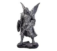 Fenteer Angle Figurine, Resin Statue Craft, Handmade Practical Sculpture Tabletop Ornament for Table, Silver B