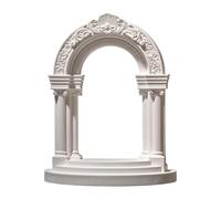 Fenteer Aquarium Decor Mini Roman Column Collection Simulation Micro Landscape Decor Miniature Figurines Fish Tank Ornaments