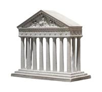 Fenteer Aquarium Fish Tank Decoration Hideout Rocks Multifunctional Micro Landscape Decor Small Miniature Figurines Roman Column Rock