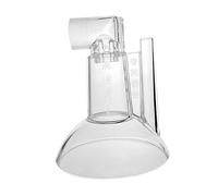 Fenteer Aquarium Water Tank Filter Increasing O2 Transparent Tubing O2 Connector Filter Clear Surface Aquarium Water Outlet