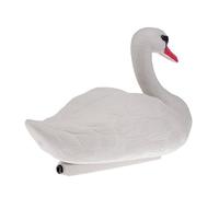 Fenteer Artificial Swan Decoy - Birds Deterrent/Goose - Pond Floating Decoration - White