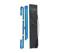 Fenteer Badminton Shuttlecock Collector Sweeper with Wheels with Storage Bag Tennis Foldable Gatherer Lightweight for Court Backyard, Blue