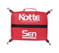 Fenteer Bag Oxford Cloth Durability Kayaking Paddleboarding Organizer Insulated Paddle Board Storage Bag for Snacks Gear, red