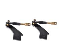 Fenteer Ball Head End Rudder Angle 30cc for RC Plane Copper Screws Aluminum Positioning Tubes Replacement Accessories Spare Parts