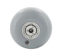 Fenteer Balloon Wheels,9 inch Heavy Duty Replace Part Sturdy Gray Inflatable Balloon Tire for Kayak Trolley Beach Cart Rolling, 10.5 Bushing