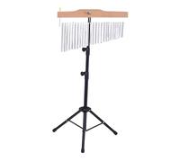 Fenteer Bar Chime Percussion Instrument Sturdy Adjustable Tripod Stand Durability Professional Premium Portable Wind Chime Percussion, 25 Note