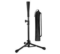 Fenteer Baseball Batting Tee Stable Adjustable Height Practical Convenient Tripod Stand Base Batting Practice Tool for Women and Men, Black