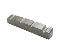 Fenteer Bass Guitar Nut Pre Slotted Titanium Alloy Easy to Install Slotted Accessory Guitars Repair Upper Nut Guitar Upgrade Part, 42x5.8x7.8mm
