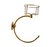 Fenteer Bathroom Towel Decor Hanger Accessories Stylish Modern Candle Holder Towel Storage Rack for Hotel Kitchen Bathroom Home