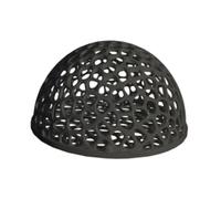 Fenteer Betta Hideout House Shelter,Reusable Small Shrimp Hide Aquarium Decoration Cave for Playing Snails Resting Cichlid, Black