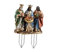 Fenteer Bible Figures Garden Stake Plant Pot Decoration Lawn Ornament Religious Yard Art Decor for Outside Indoor Outdoor Bonsai Yard